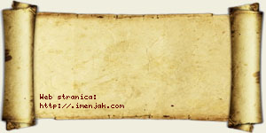 Isidora Perković vizit kartica